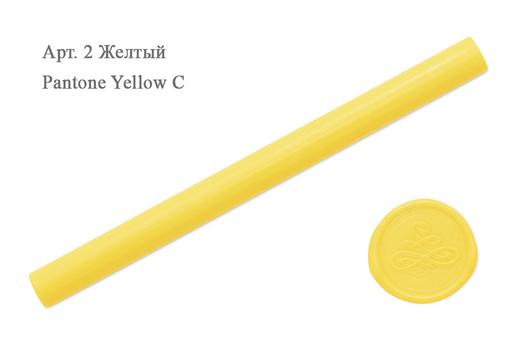 Сургуч декоративный в палочках цвет желтый